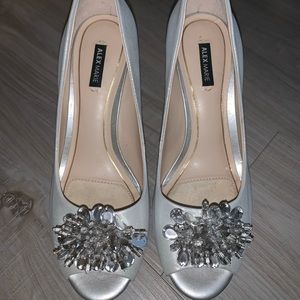 Silver Pumps - NWOT